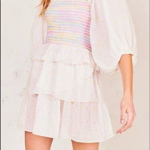 Loveshackfancy Shaw Dress Butter Yellow